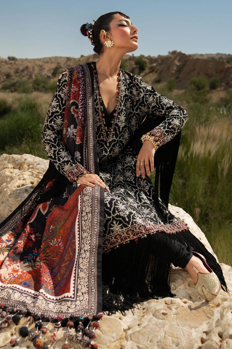 SANA SAFINAZ | UNSTITCHED 3 PIECE WINTER LUXURY SUIT
