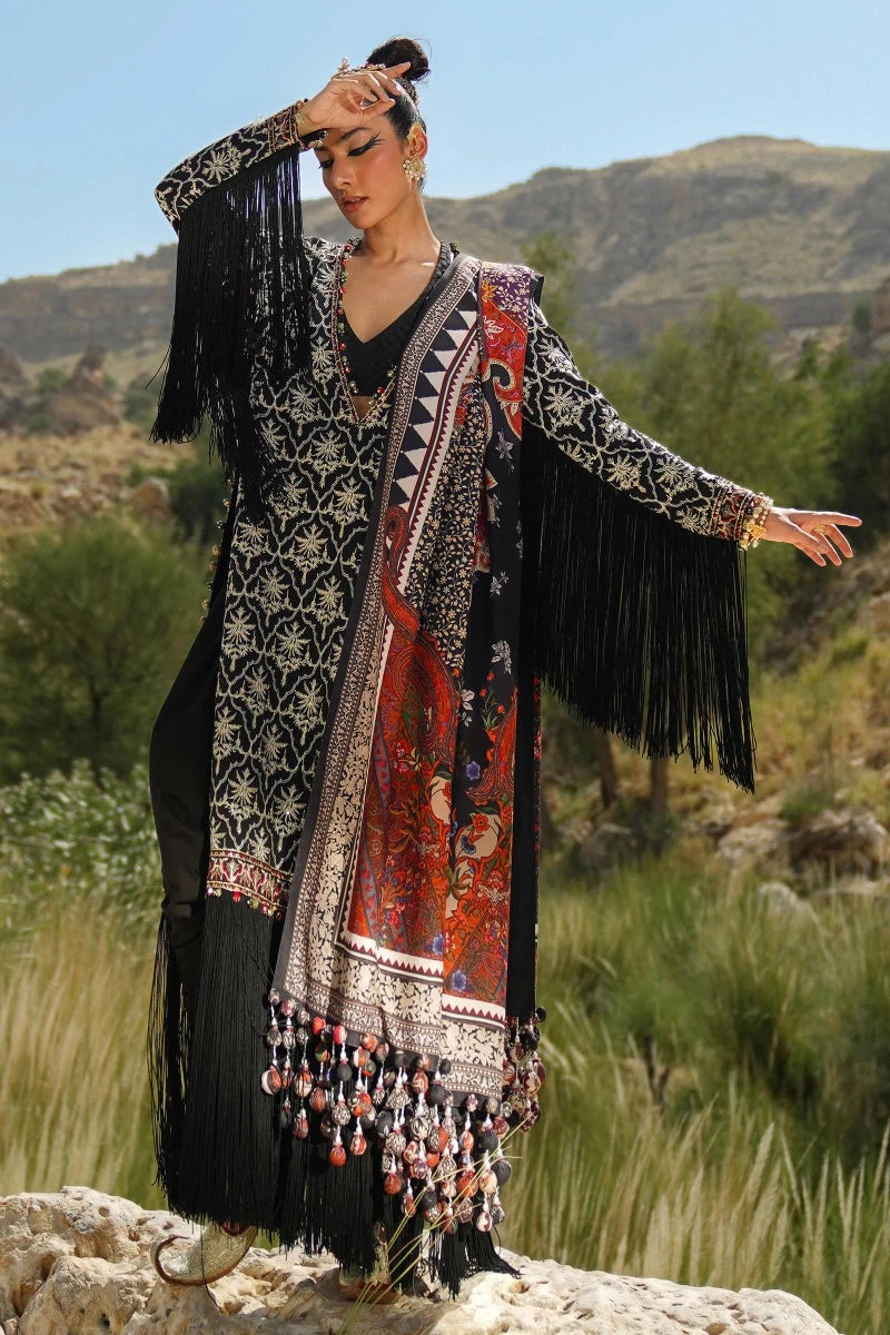 SANA SAFINAZ | UNSTITCHED 3 PIECE WINTER LUXURY SUIT