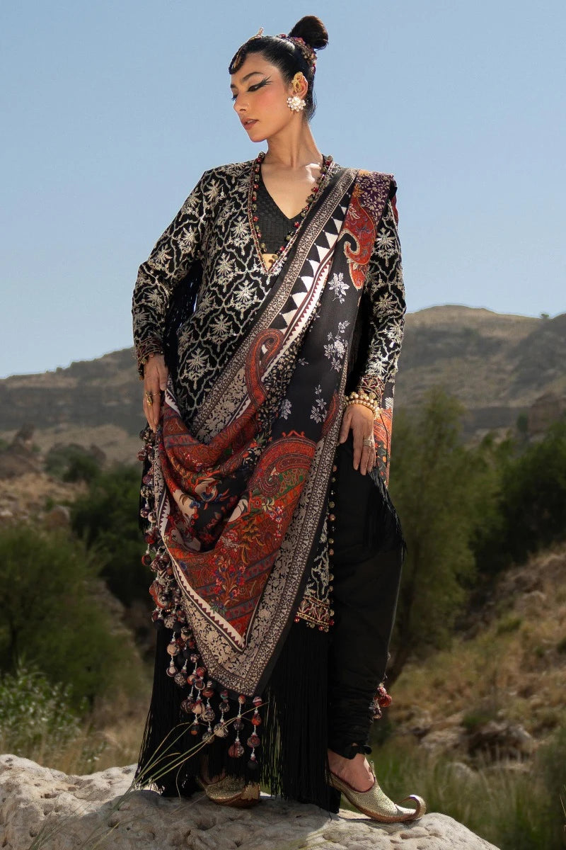 SANA SAFINAZ | UNSTITCHED 3 PIECE WINTER LUXURY SUIT