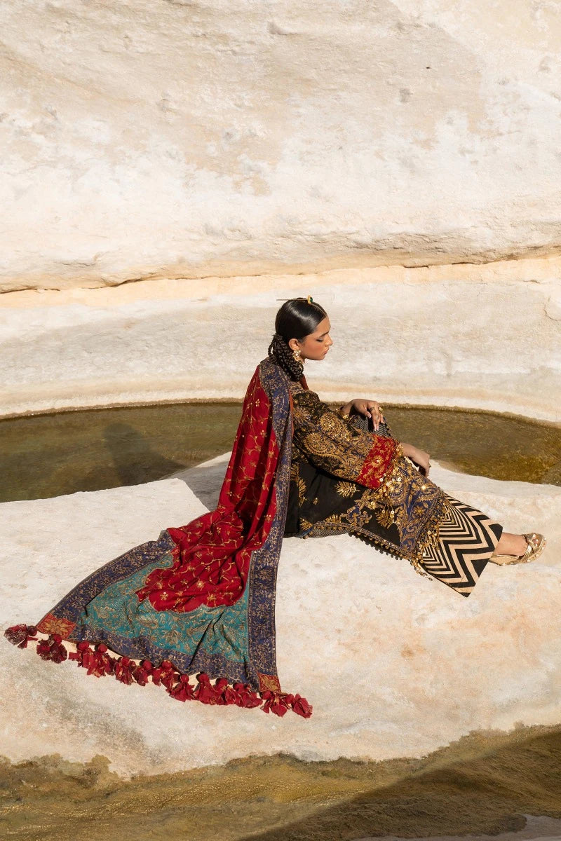 SANA SAFINAZ | UNSTITCHED 3 PIECE WINTER LUXURY SUIT
