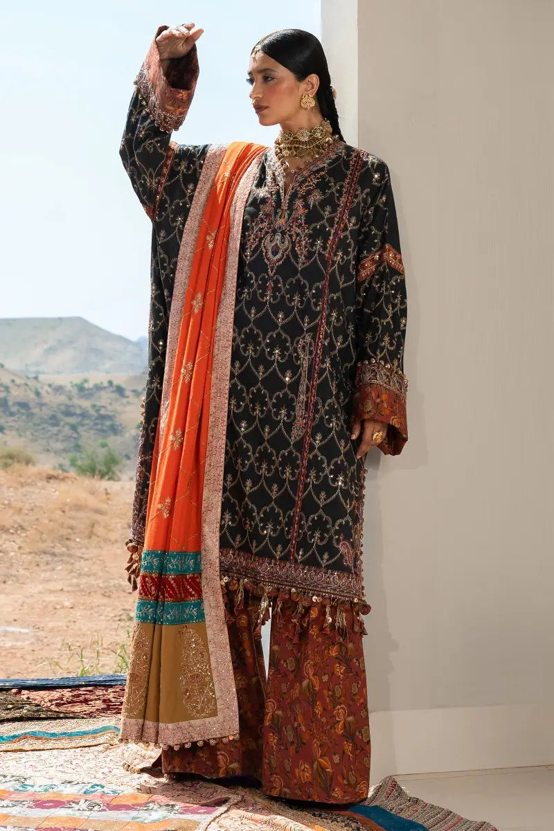 Sana Safinaz | Unstitched 3Pc Winter Luxury | 4A
