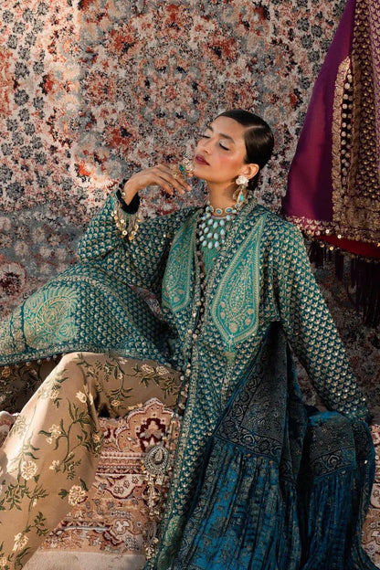 Sana Safinaz | Unstitched 3Pc Winter Luxury | 7B