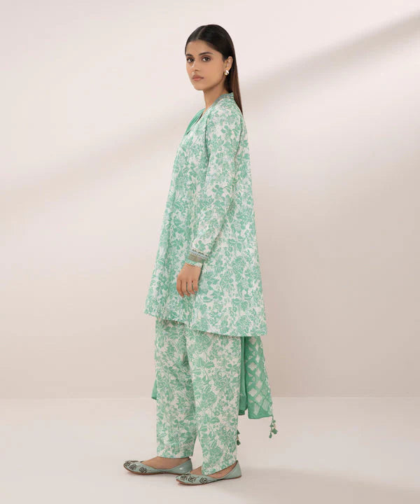 SAPPHIRE | UNSTITCHED 3 PIECE EMBROIDERED CAMBRIC SUIT