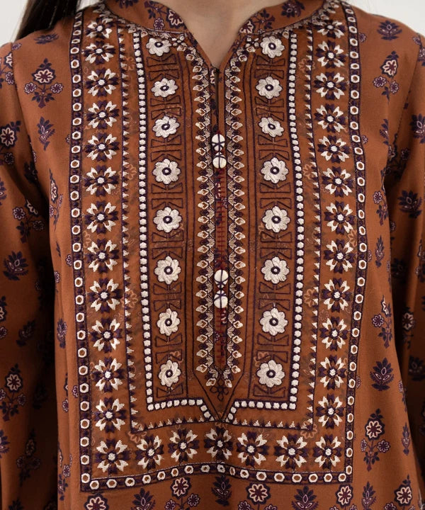 SAPPHIRE | UNSTITCHED 3 PIECE EMBROIDERED LIGHT LINEN SUIT