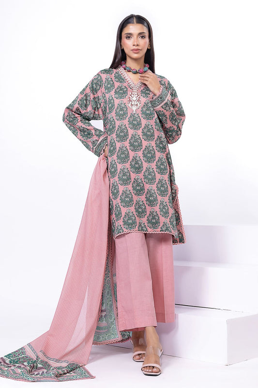 KHAADI | UNSTITCHED 3 PIECE EMBROIDERED LAWN SUIT