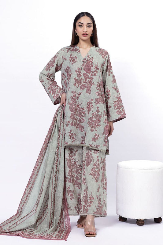 KHAADI | UNSTITCHED 3 PIECE PRINTED LAWN SUIT