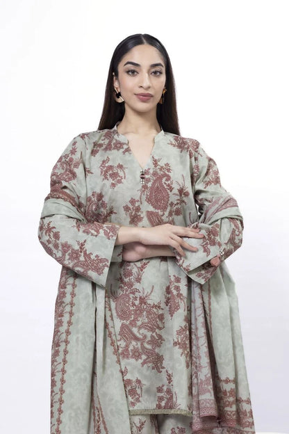 KHAADI | UNSTITCHED 3 PIECE PRINTED LAWN SUIT