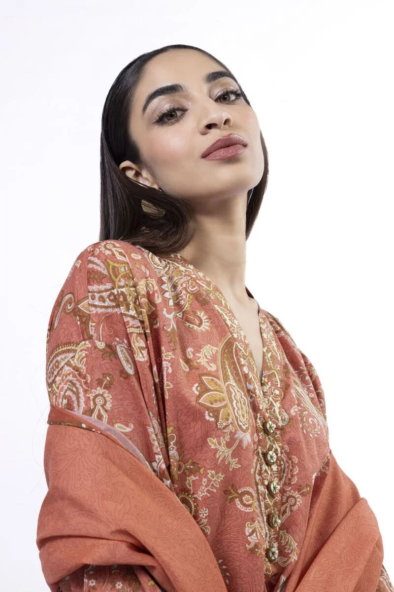 KHAADI | UNSTITCHED 3 PIECE PRINTED LAWN SUIT