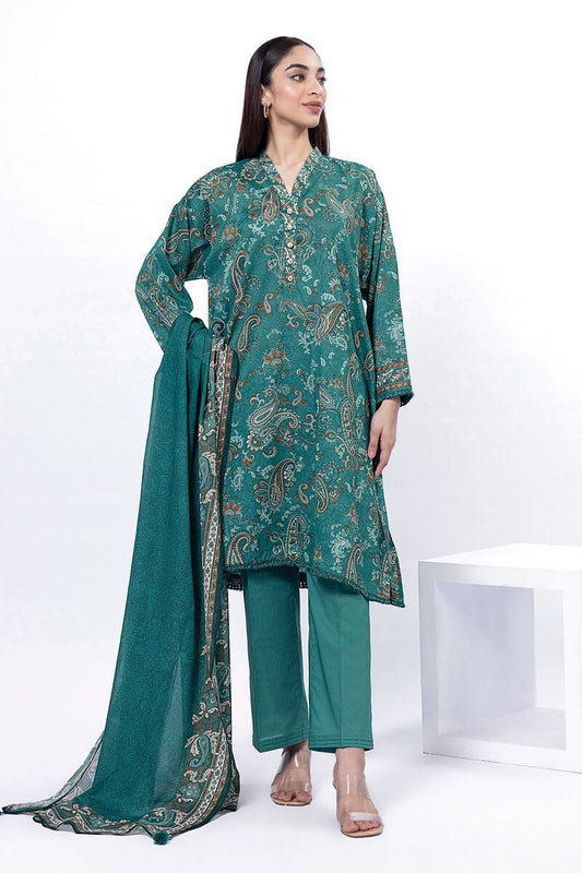 KHAADI | UNSTITCHED 3 PIECE PRINTED LAWN SUIT