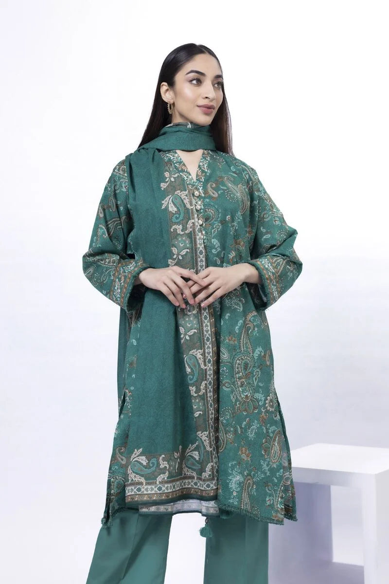 KHAADI | UNSTITCHED 3 PIECE PRINTED LAWN SUIT