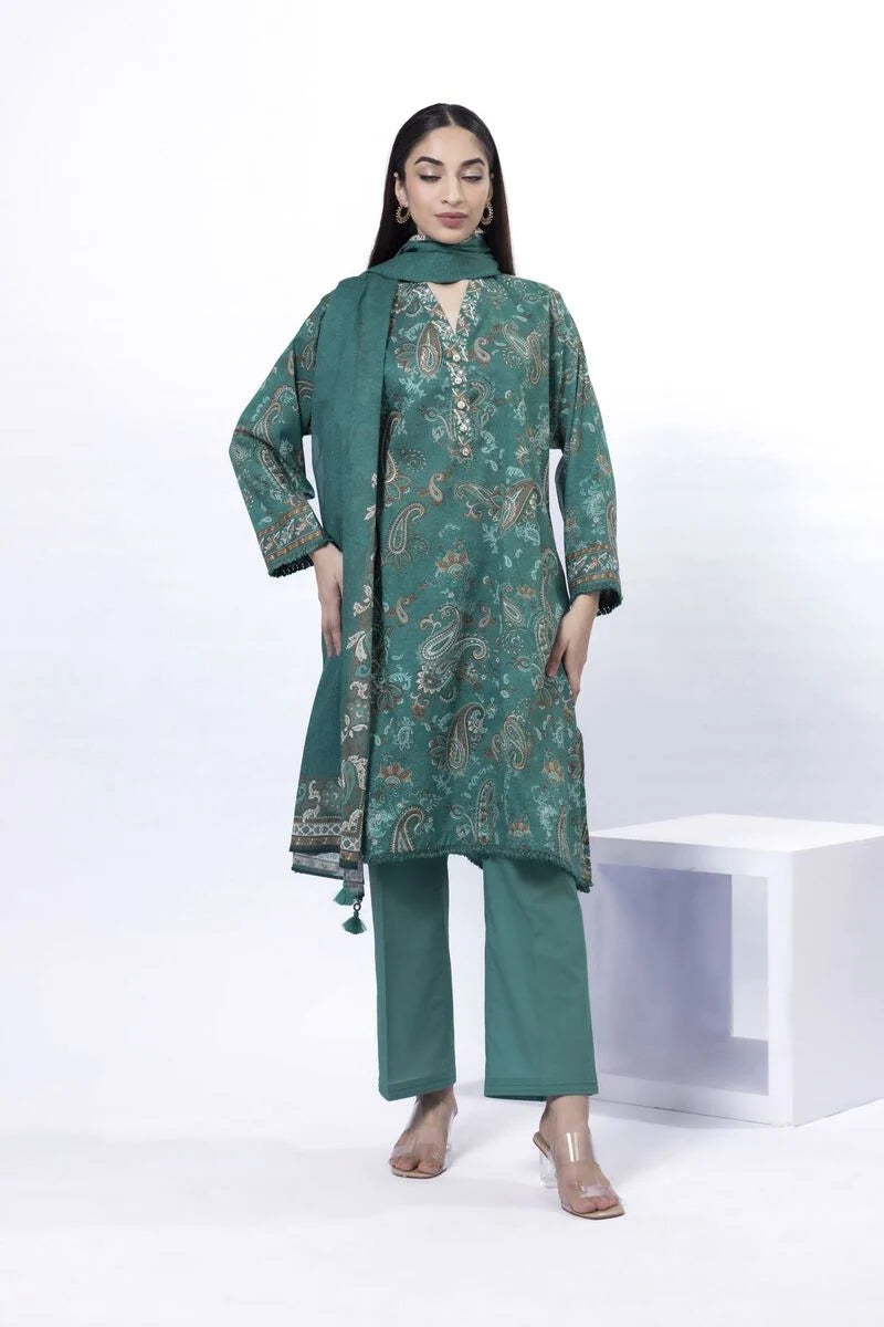 KHAADI | UNSTITCHED 3 PIECE PRINTED LAWN SUIT
