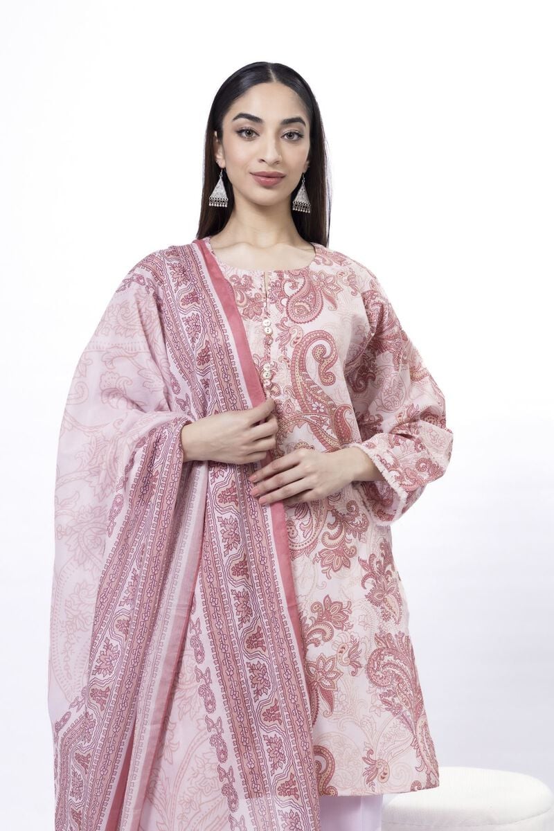 KHAADI | UNSTITCHED 3 PIECE PRINTED LAWN SUIT