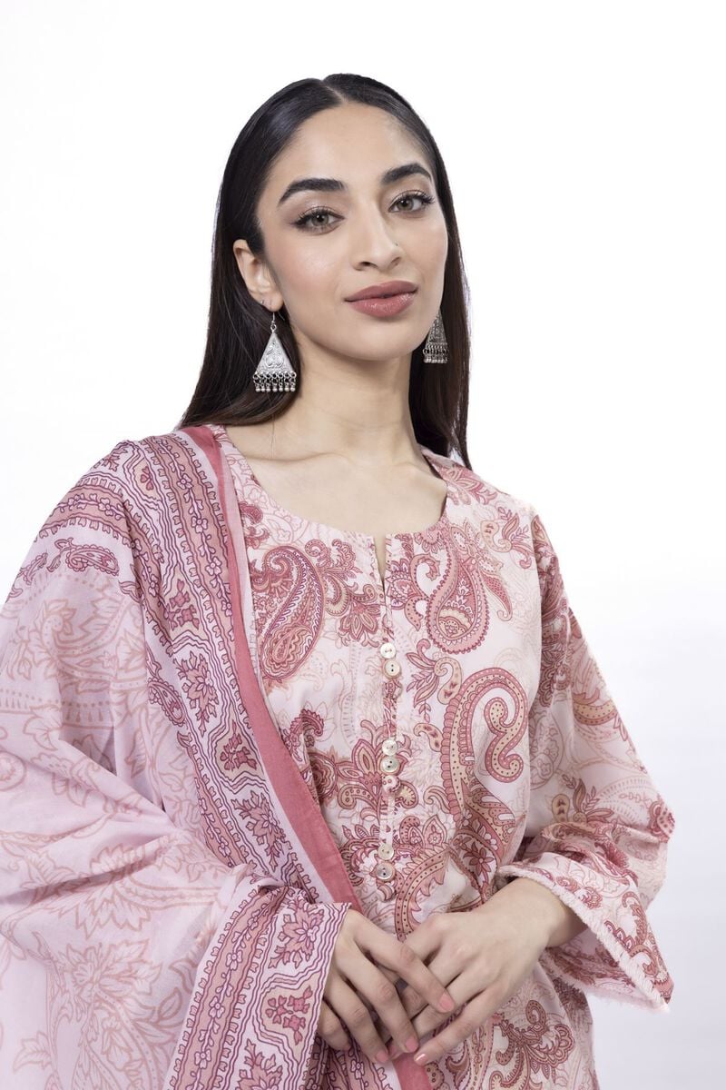KHAADI | UNSTITCHED 3 PIECE PRINTED LAWN SUIT