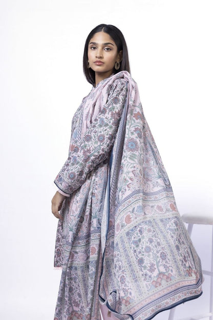 KHAADI | UNSTITCHED 3 PIECE PRINTED LAWN SUIT