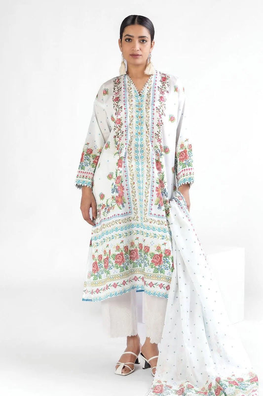 KHAADI | UNSTITCHED 3 PIECE EMBROIDERED LAWN SUIT
