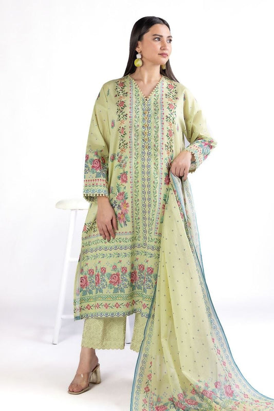 KHAADI | UNSTITCHED 3 PIECE EMBROIDERED LAWN SUIT