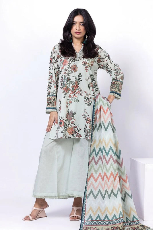 KHAADI | UNSTITCHED 3 PIECE PRINTED LAWN SUIT