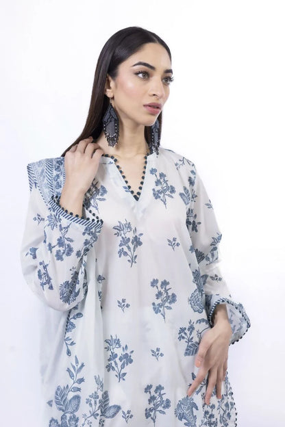KHAADI | UNSTITCHED 3 PIECE PRINTED LAWN SUIT