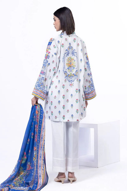 KHAADI | UNSTITCHED 3 PIECE PRINTED LAWN SUIT