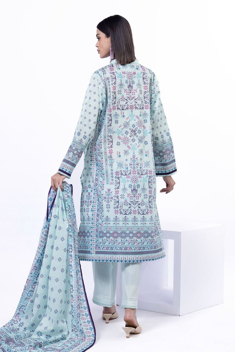 KHAADI | UNSTITCHED 3 PIECE PRINTED LAWN SUIT