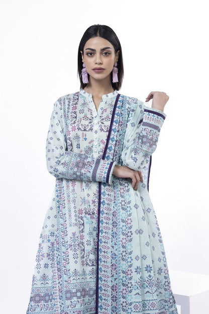 KHAADI | UNSTITCHED 3 PIECE PRINTED LAWN SUIT