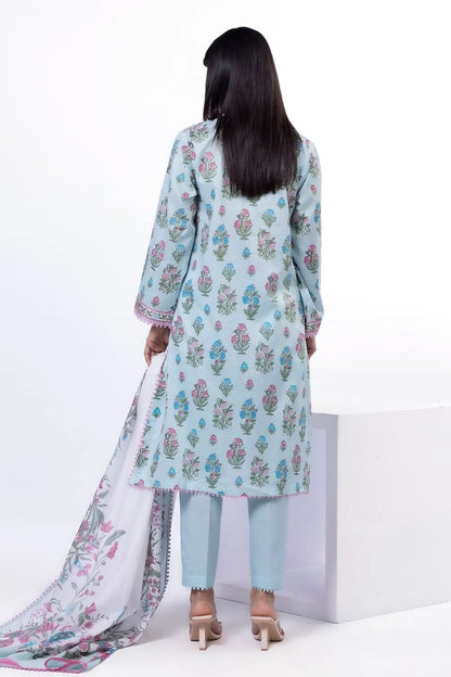 KHAADI | UNSTITCHED 3 PIECE PRINTED LAWN SUIT