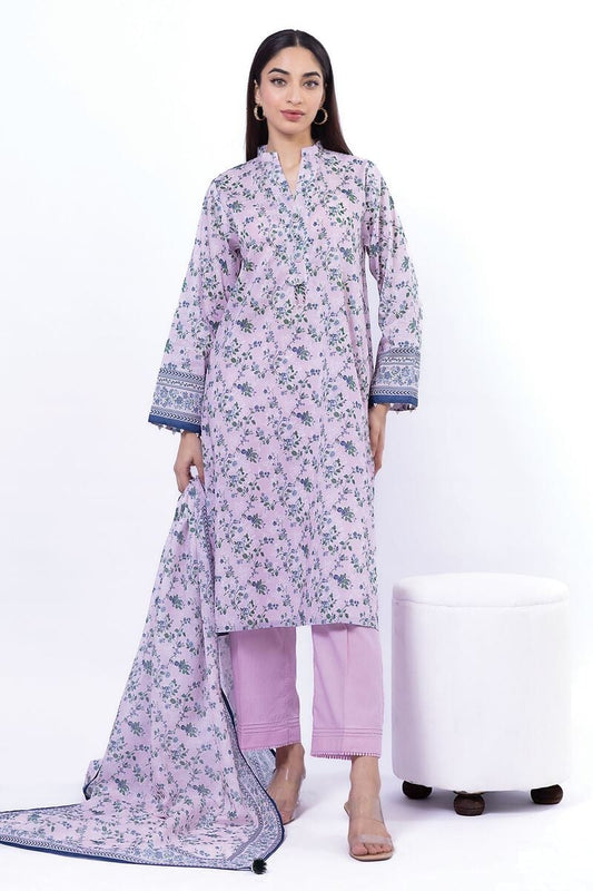 KHAADI | UNSTITCHED 3 PIECE PRINTED LAWN SUIT