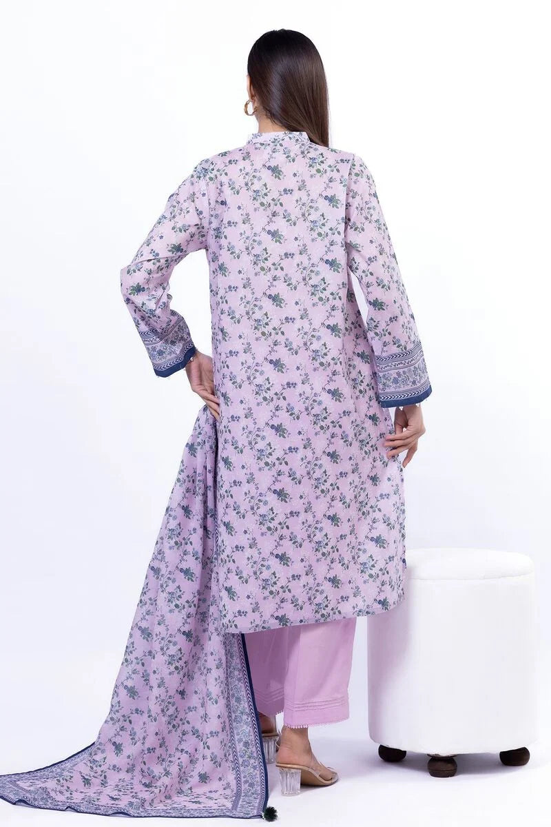 KHAADI | UNSTITCHED 3 PIECE PRINTED LAWN SUIT