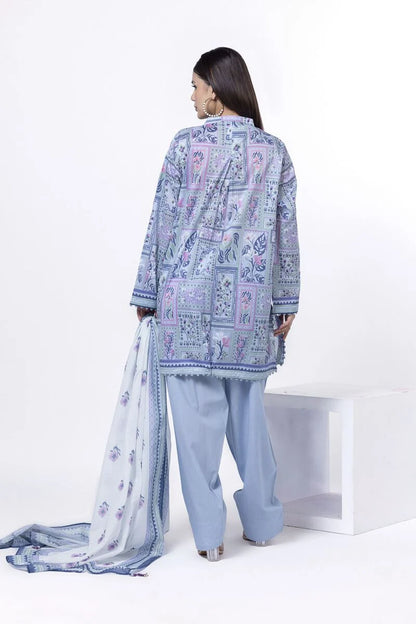 KHAADI | UNSTITCHED 3 PIECE PRINTED LAWN SUIT
