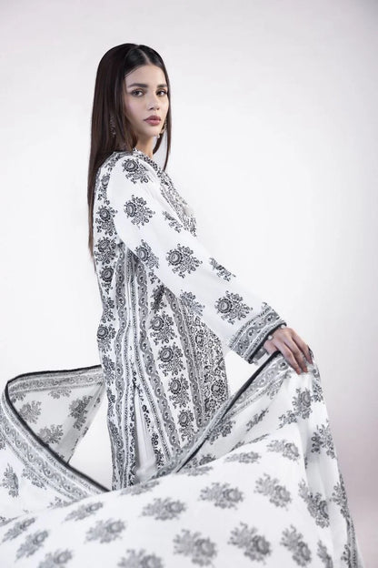 KHAADI | UNSTITCHED 3 PIECE EMBROIDERED LAWN SUIT