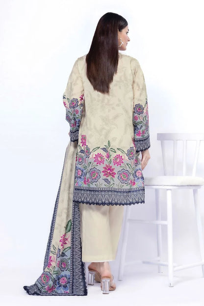KHAADI | UNSTITCHED 3 PIECE PRINTED LAWN SUIT