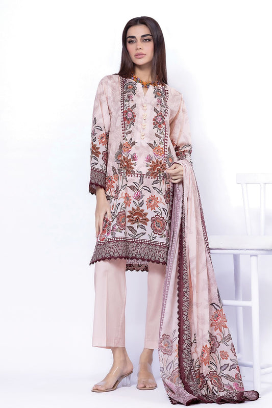 KHAADI | UNSTITCHED 3 PIECE PRINTED LAWN SUIT