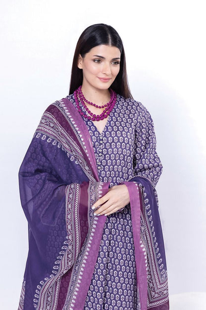KHAADI | UNSTITCHED 3 PIECE PRINTED LAWN SUIT