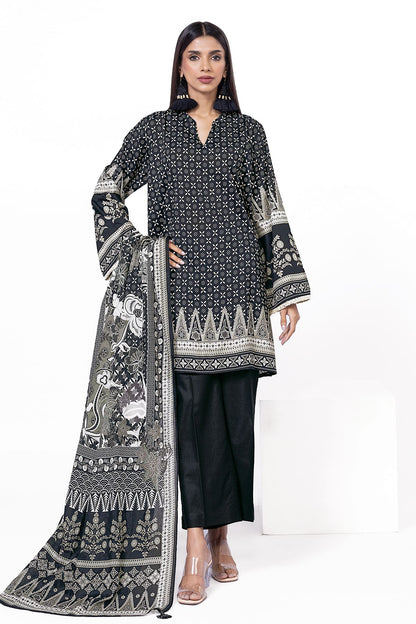 KHAADI | UNSTITCHED 3 PIECE PRINTED LAWN SUIT