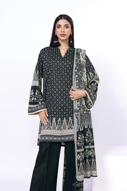 KHAADI | UNSTITCHED 3 PIECE PRINTED LAWN SUIT