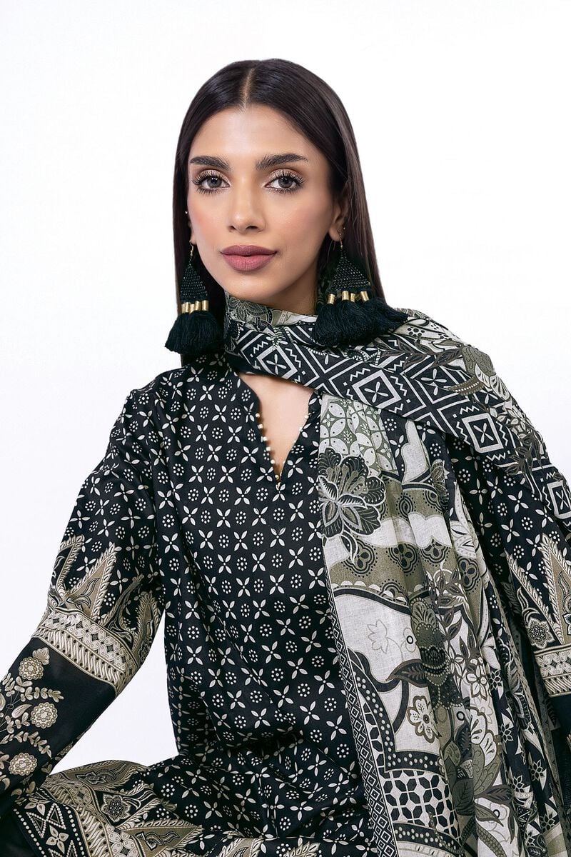 KHAADI | UNSTITCHED 3 PIECE PRINTED LAWN SUIT