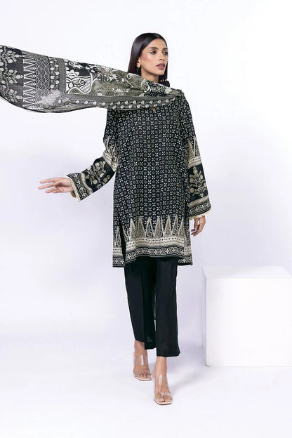 KHAADI | UNSTITCHED 3 PIECE PRINTED LAWN SUIT