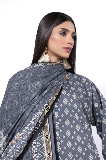 KHAADI | UNSTITCHED 3 PIECE PRINTED LAWN SUIT