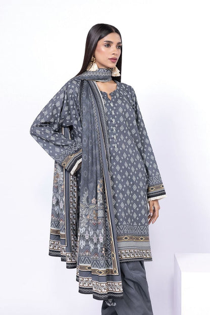 KHAADI | UNSTITCHED 3 PIECE PRINTED LAWN SUIT