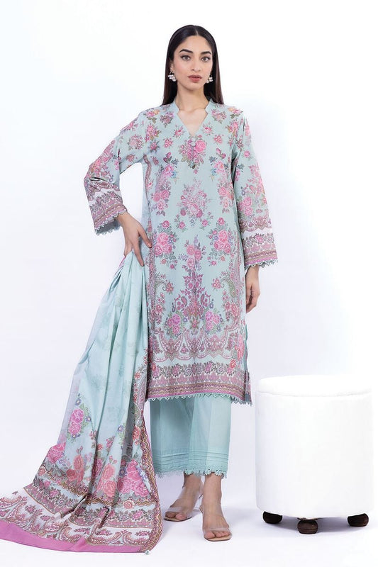 KHAADI | UNSTITCHED 3 PIECE PRINTED LAWN SUIT