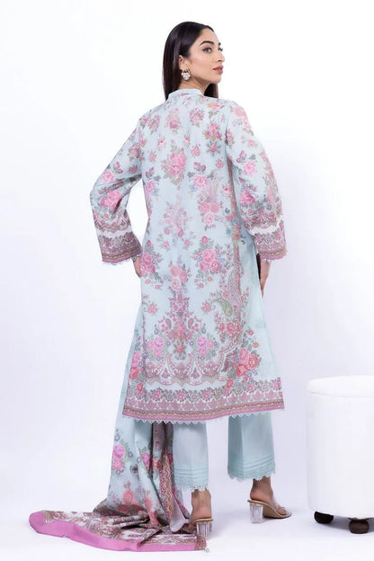 KHAADI | UNSTITCHED 3 PIECE PRINTED LAWN SUIT