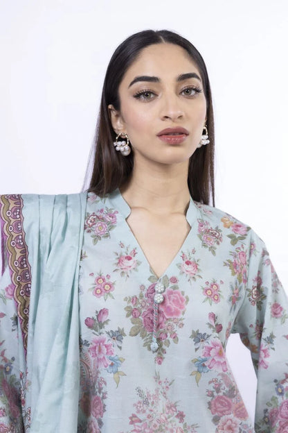 KHAADI | UNSTITCHED 3 PIECE PRINTED LAWN SUIT