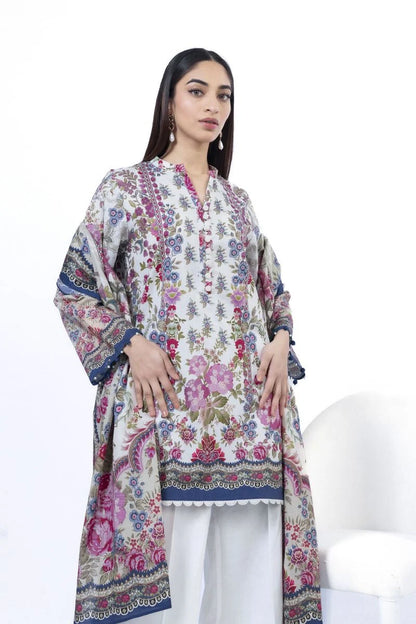 KHAADI | UNSTITCHED 3 PIECE PRINTED LAWN SUIT