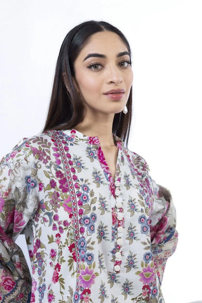 KHAADI | UNSTITCHED 3 PIECE PRINTED LAWN SUIT