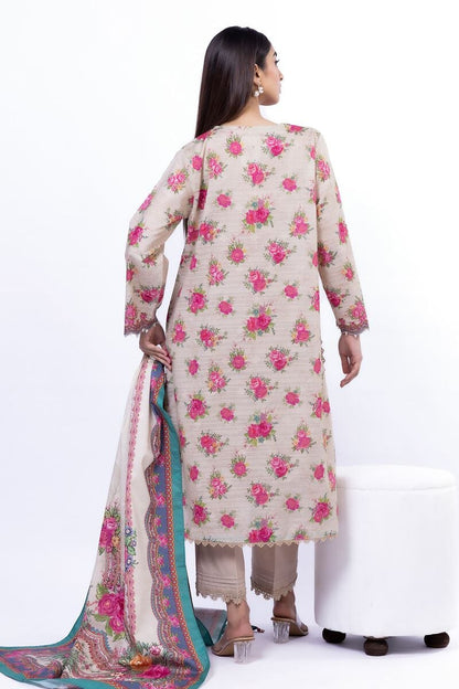 KHAADI | UNSTITCHED 3 PIECE PRINTED LAWN SUIT