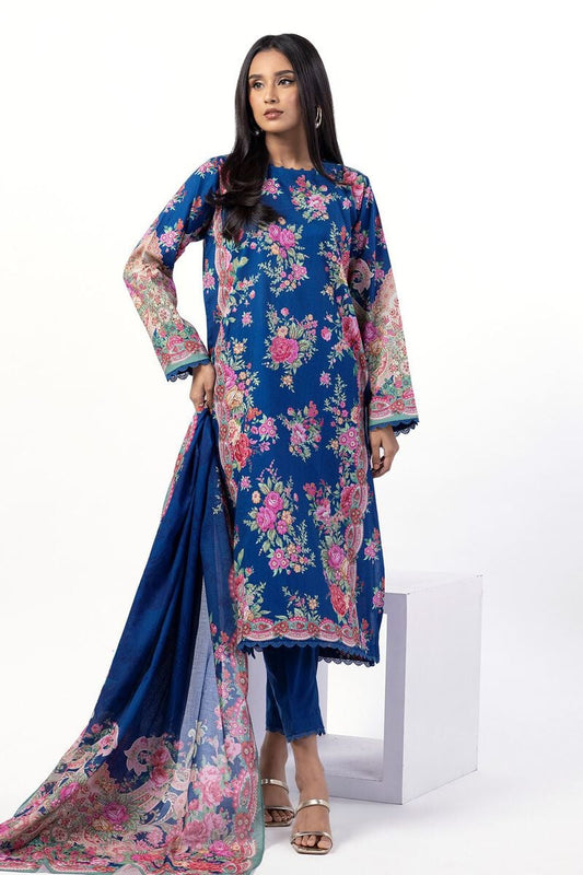 KHAADI | UNSTITCHED 3 PIECE PRINTED LAWN SUIT
