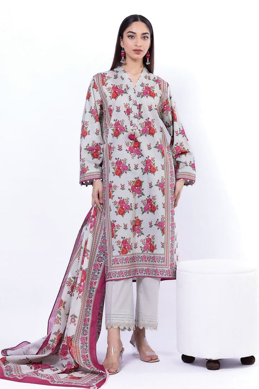 KHAADI | UNSTITCHED 3 PIECE PRINTED LAWN SUIT