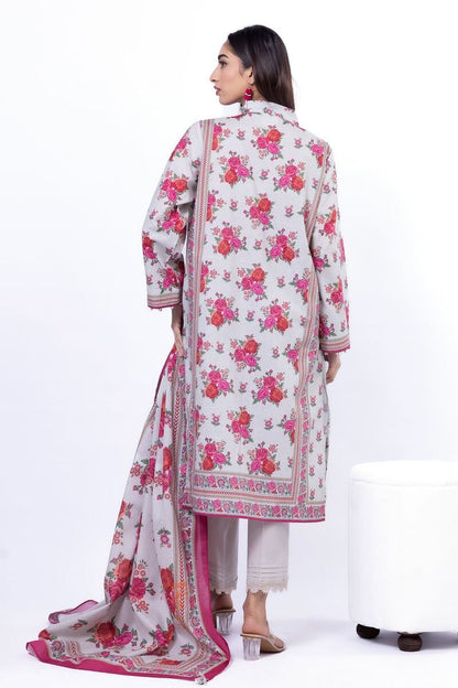 KHAADI | UNSTITCHED 3 PIECE PRINTED LAWN SUIT