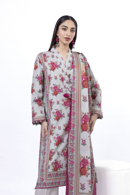 KHAADI | UNSTITCHED 3 PIECE PRINTED LAWN SUIT