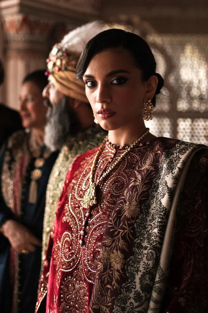 Sana Safinaz | Unstitched 3Pc Winter Luxury - Velvet | 04